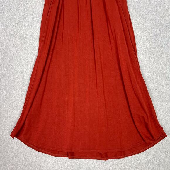 Shebird Terracotta The Tunic Tank Bra Dress Sz Small Build in Bra Pockets Casual - Picture 8 of 10